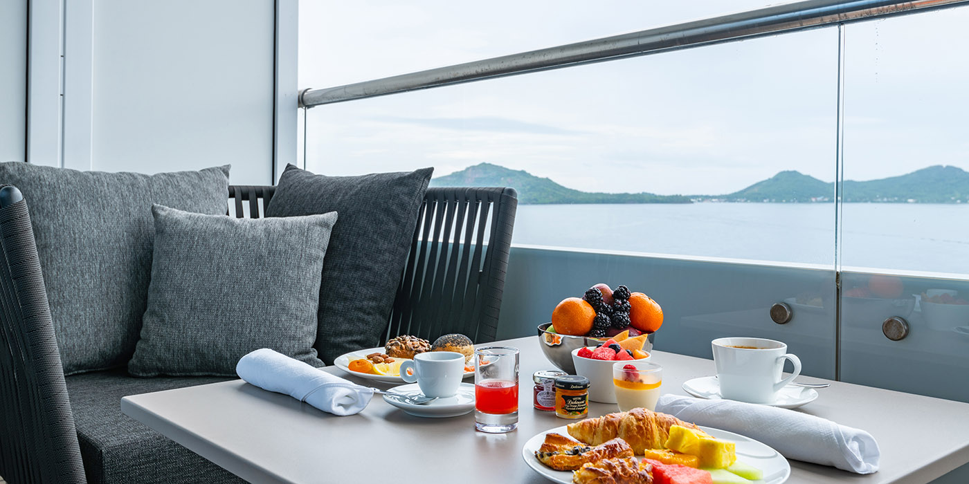 Deluxe Verandah Suite Balcony, Scenic Eclipse I