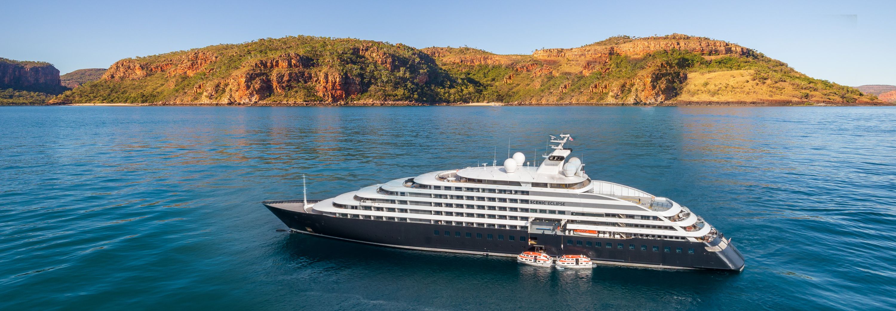 Scenic Eclipse in Prince Frederick Harbour, Kimberley, Australia