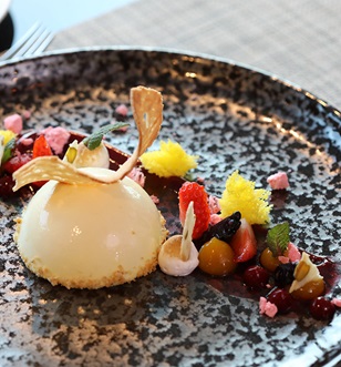 Scenic Space Ship food