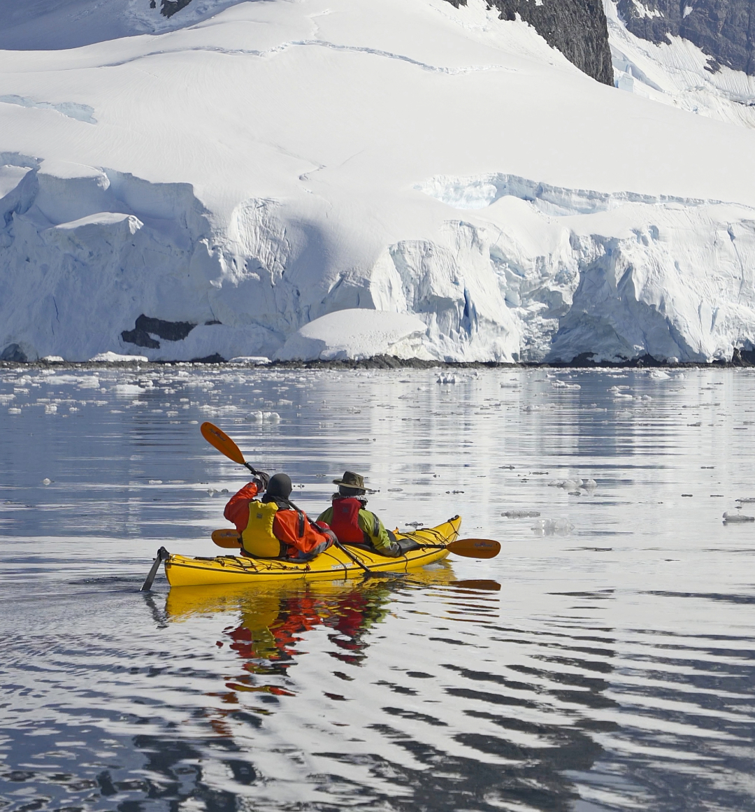 Kayaking in Antarctica