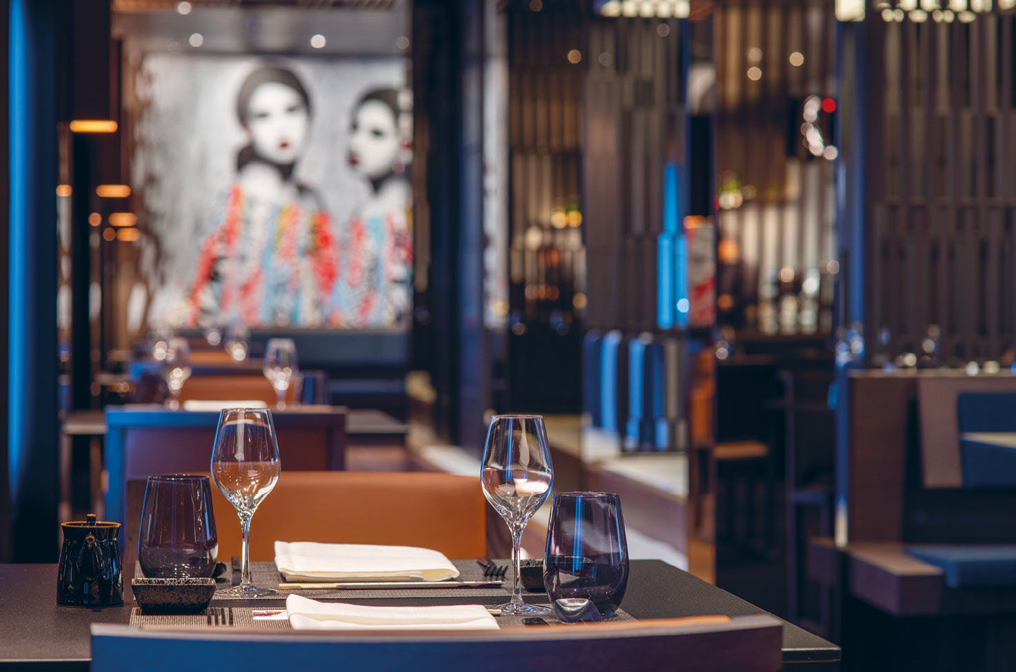 One of the restaurants onboard Scenic Eclipse