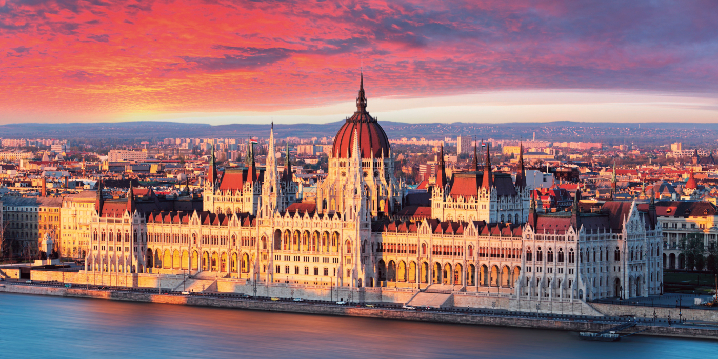Parliament building in Budapest, Hungary