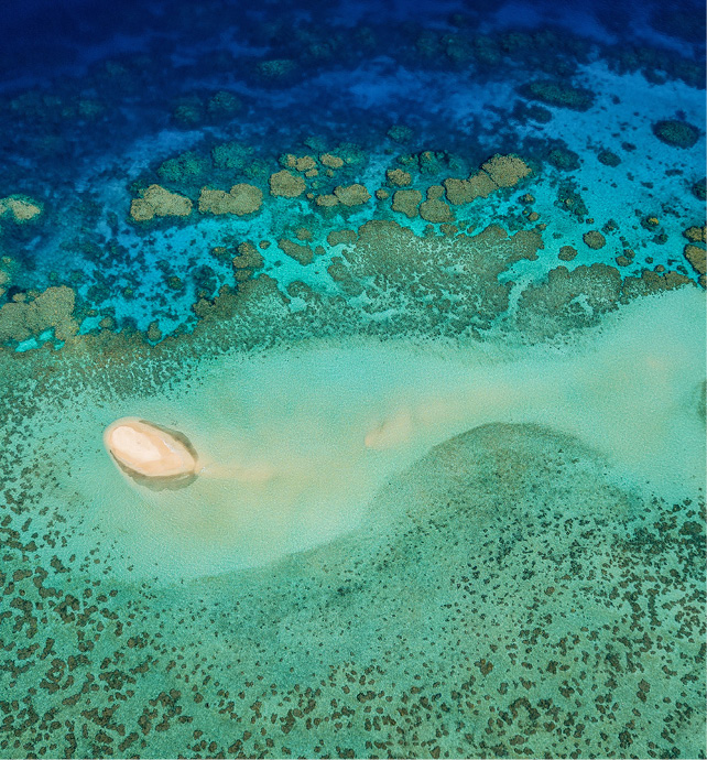 Sandy Cay in he Great Barrier Reef